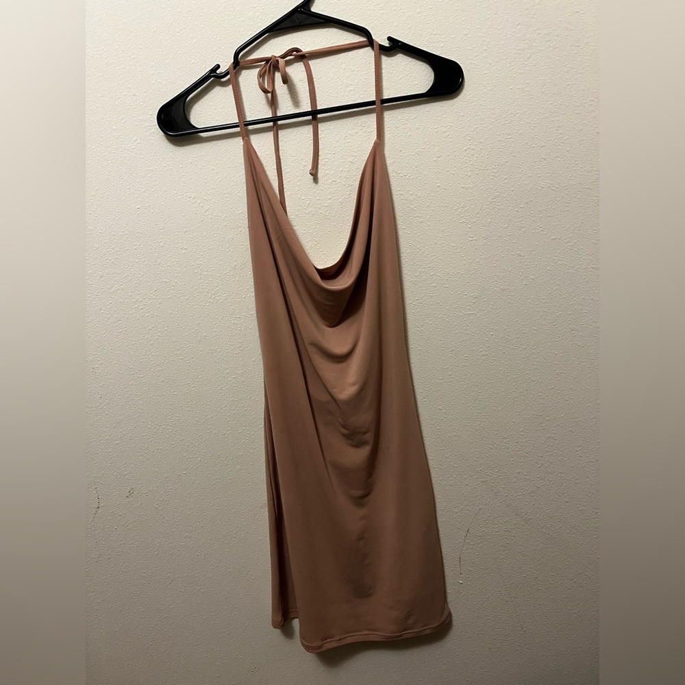 Open back dress